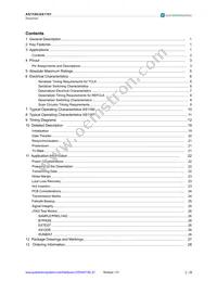 AS1161-BCCT Datasheet Page 2