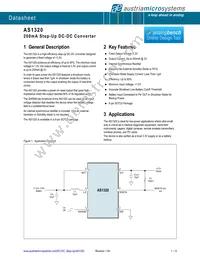 AS1320-T Datasheet Cover