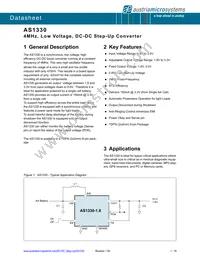 AS1330-BTDT-30 Datasheet Cover