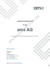 AS1341-BTDM Datasheet Cover