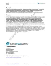 AS1372-BWLT-13 Datasheet Page 14