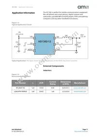 AS1382C-BWLT-AD Datasheet Page 11