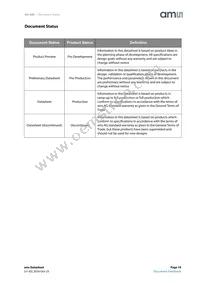 AS1382C-BWLT-AD Datasheet Page 19