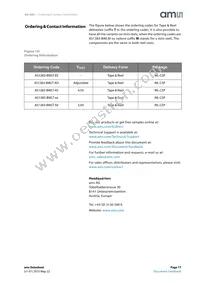 AS1383-BWLM-AD Datasheet Page 17