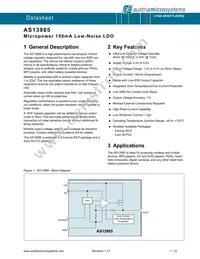 AS13985F30-T Datasheet Cover