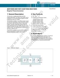 AS1500-T Datasheet Page 2