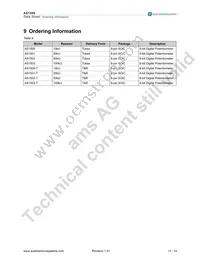 AS1500-T Datasheet Page 14