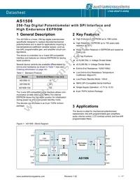 AS1506-BTDT-10 Datasheet Cover