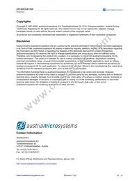 AS1529-BTDR Datasheet Page 21