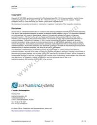 AS1746-BTDT Datasheet Page 15