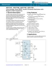 AS1747-BTDT-1K Datasheet Cover