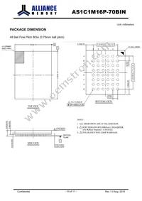 AS1C1M16P-70BIN Datasheet Page 10