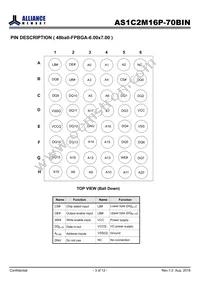 AS1C2M16P-70BIN Datasheet Page 3