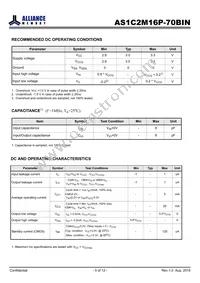AS1C2M16P-70BIN Datasheet Page 5