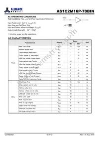 AS1C2M16P-70BIN Datasheet Page 6