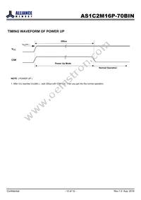 AS1C2M16P-70BIN Datasheet Page 10