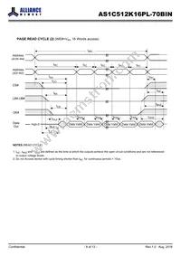 AS1C512K16PL-70BIN Datasheet Page 8