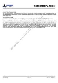 AS1C8M16PL-70BIN Datasheet Page 8