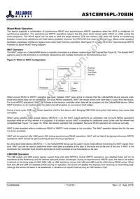 AS1C8M16PL-70BIN Datasheet Page 13