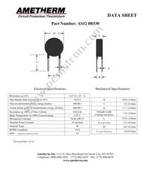 AS32 0R530 Datasheet Cover