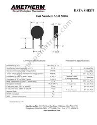 AS32 50006 Datasheet Cover