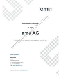 AS3492-ZWLM Datasheet Cover