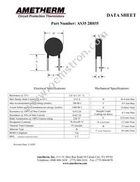 AS35 2R035 Datasheet Cover