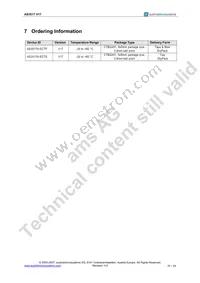 AS3517-T Datasheet Page 11