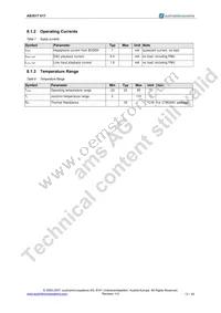 AS3517-T Datasheet Page 14