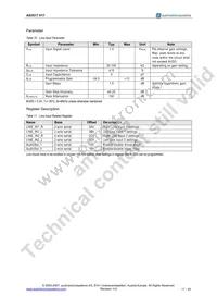 AS3517-T Datasheet Page 18