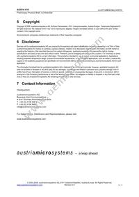 AS3518-ECTP Datasheet Page 3