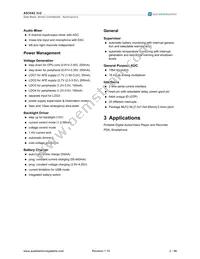 AS3542-EMFP Datasheet Page 2