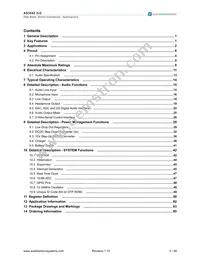 AS3542-EMFP Datasheet Page 4