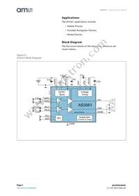 AS3561-DWLT Datasheet Page 2