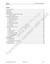 AS3604B-ZQFP Datasheet Page 5