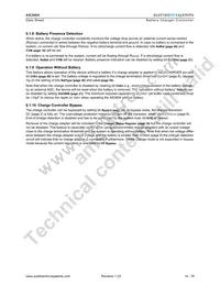 AS3604B-ZQFP Datasheet Page 15