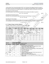 AS3604B-ZQFP Datasheet Page 20