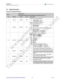 AS3610-BDFM Datasheet Page 16