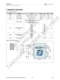 AS3610-BDFM Datasheet Page 22