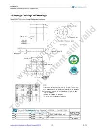 AS3610-BDFM Datasheet Page 23