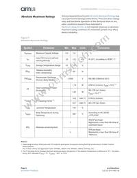 AS3685A Datasheet Page 6