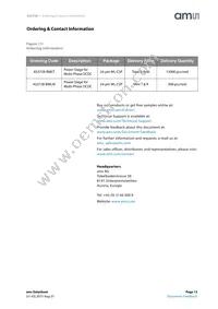 AS3728-BWLT Datasheet Page 13