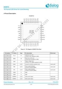 AS3812A-ZQFT Datasheet Page 3