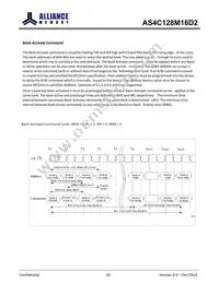 AS4C128M16D2-25BINTR Datasheet Page 17