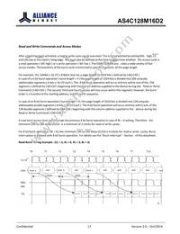 AS4C128M16D2-25BINTR Datasheet Page 18