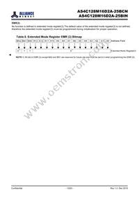 AS4C128M16D2A-25BINTR Datasheet Page 13