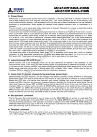 AS4C128M16D2A-25BINTR Datasheet Page 22