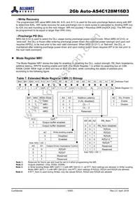 AS4C128M16D3-12BANTR Datasheet Page 16