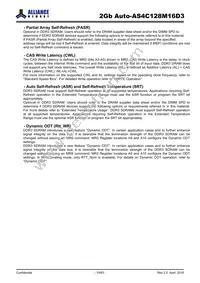 AS4C128M16D3-12BANTR Datasheet Page 19