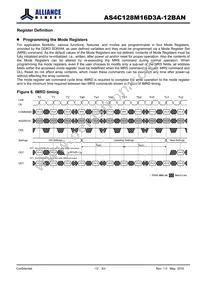 AS4C128M16D3A-12BANTR Datasheet Page 12